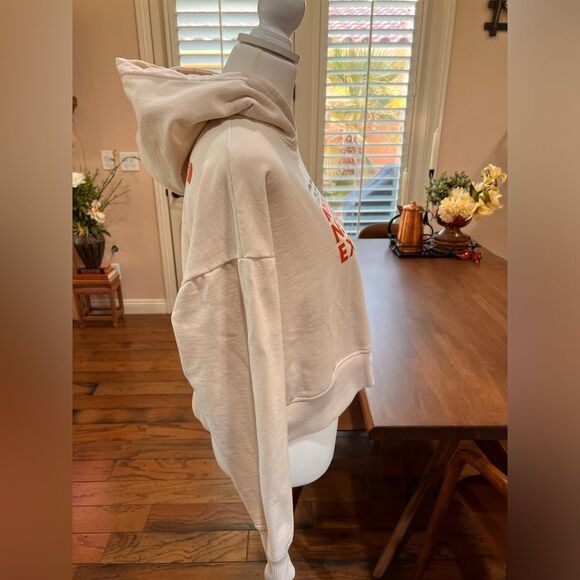 The North Face Gardenia White Never Stop Exploring Hoodie Women’s M Cozy Fleece - Picture 4 of 8